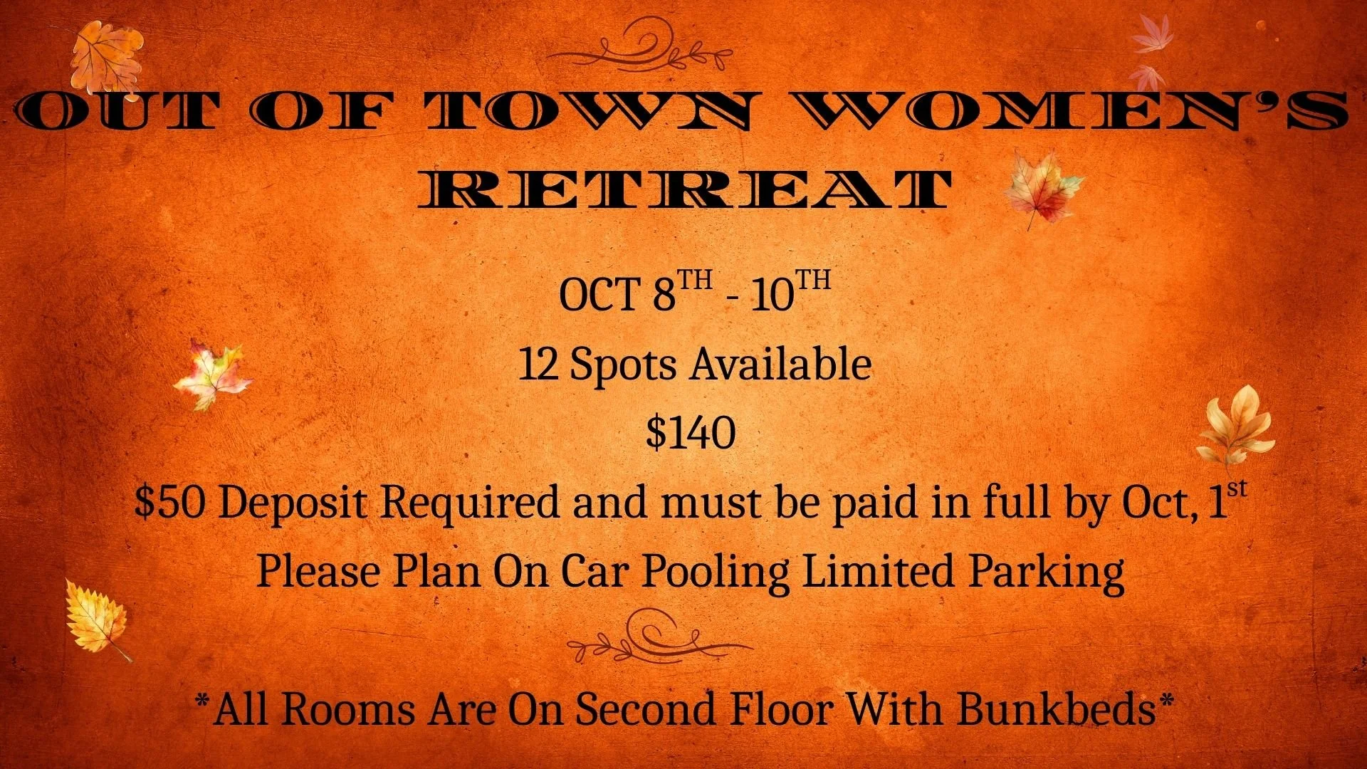 Woman's out of town retreat