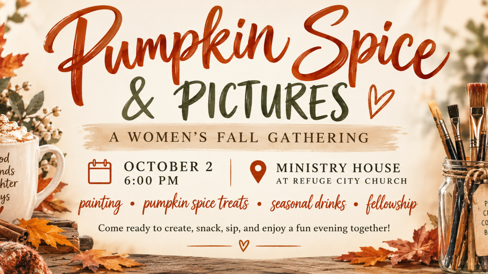 Sisters Social "Pumpkin Spice & Pictures"