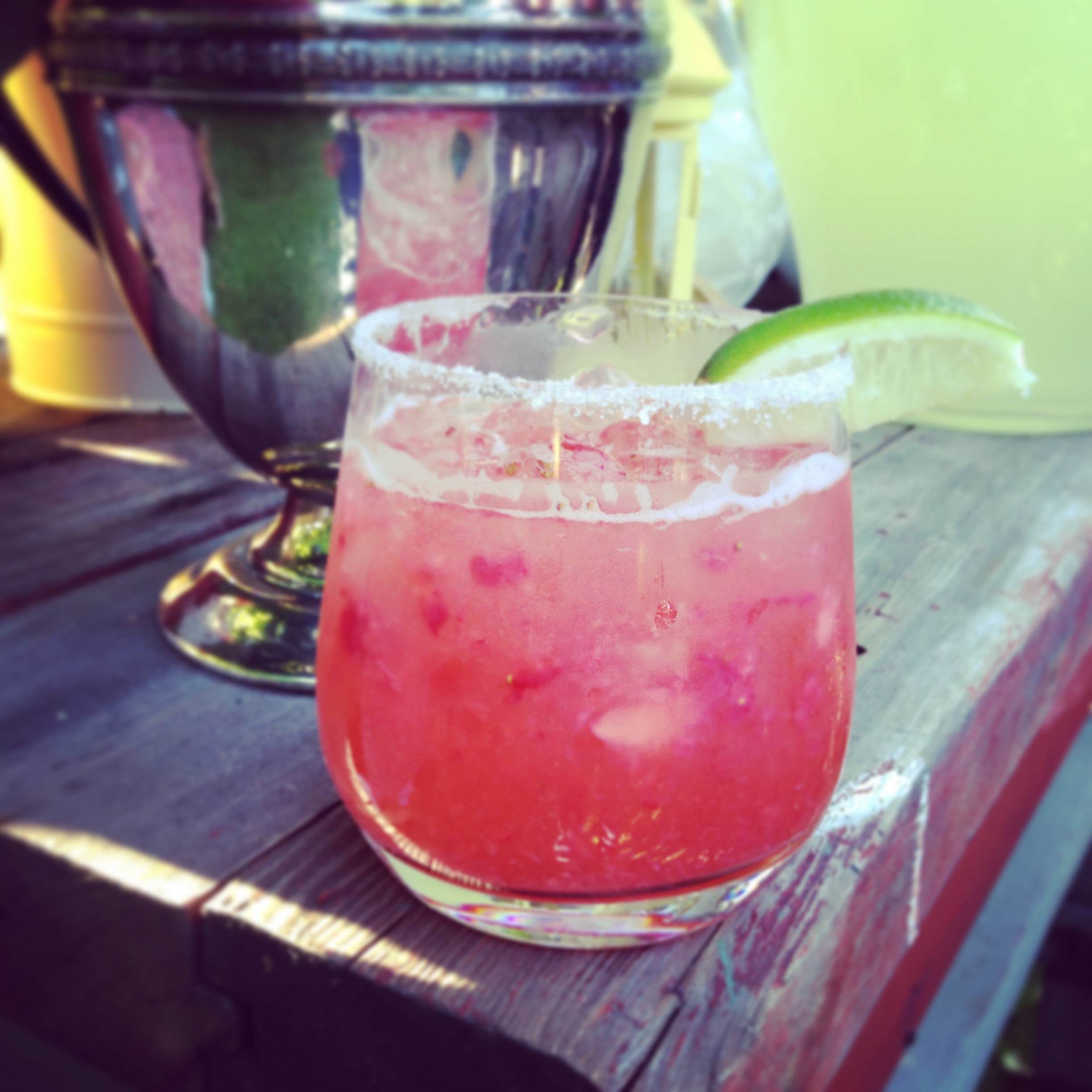 Muddled Strawberry Margarita