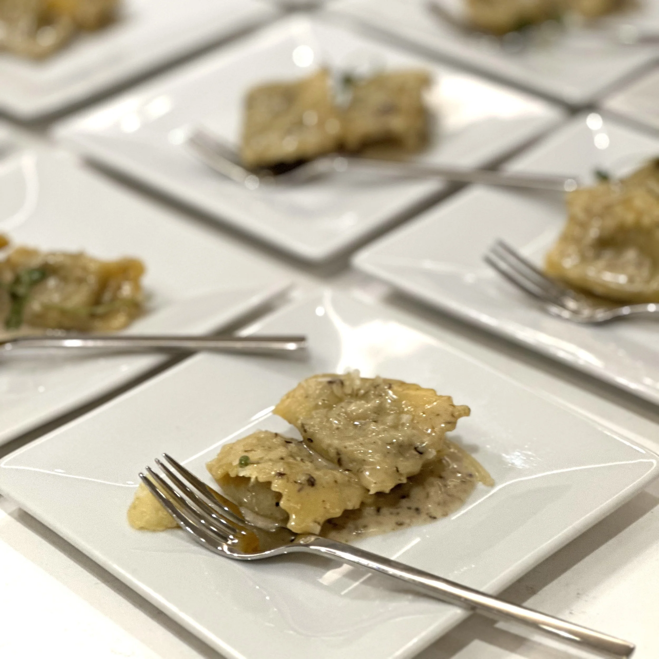 Mushroom Ravioli Small Plates