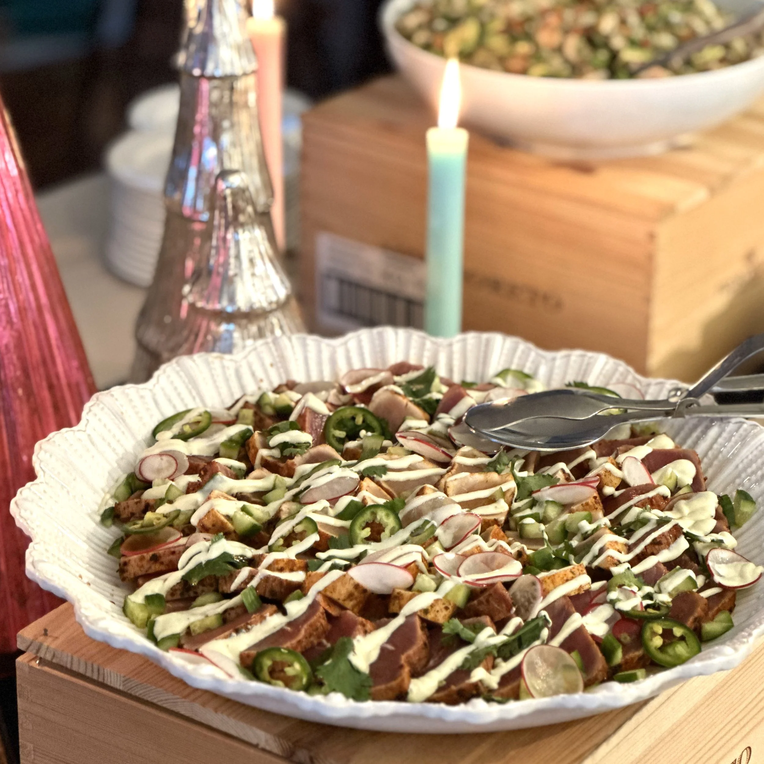 Albacore Tuna Tataki Platter