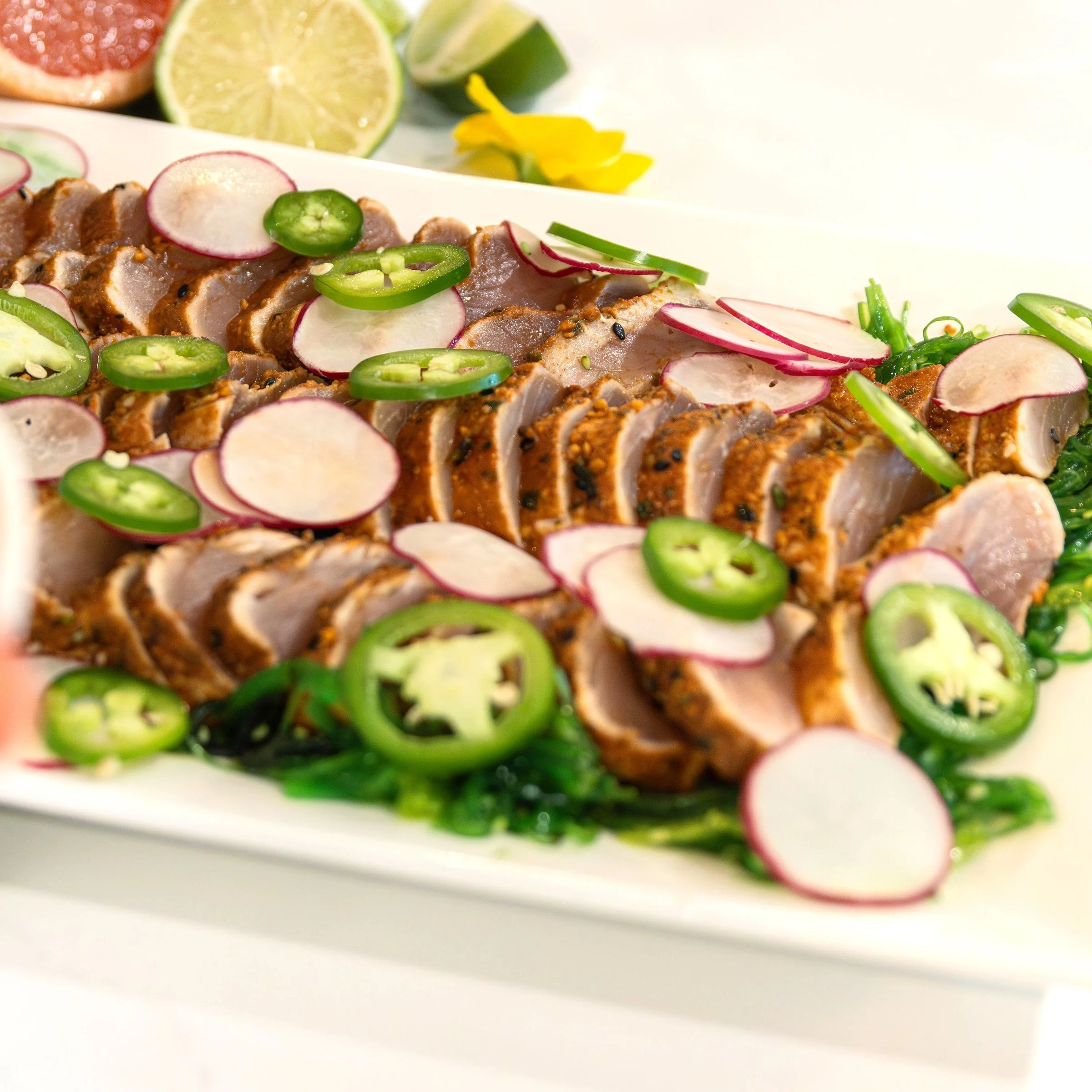BC Albacore Tuna Tataki