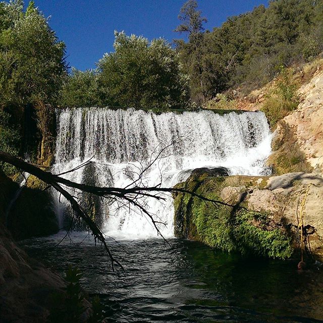 #fossilcreek #hiking #Arizona #waterfall #nature #landscape #natrualpool