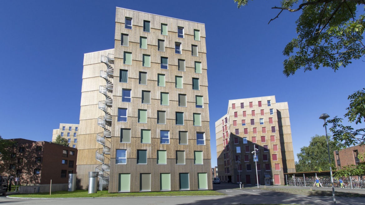 MOHOLT 50|50 STUDENTBOSTÄDER, TRONDHEIM