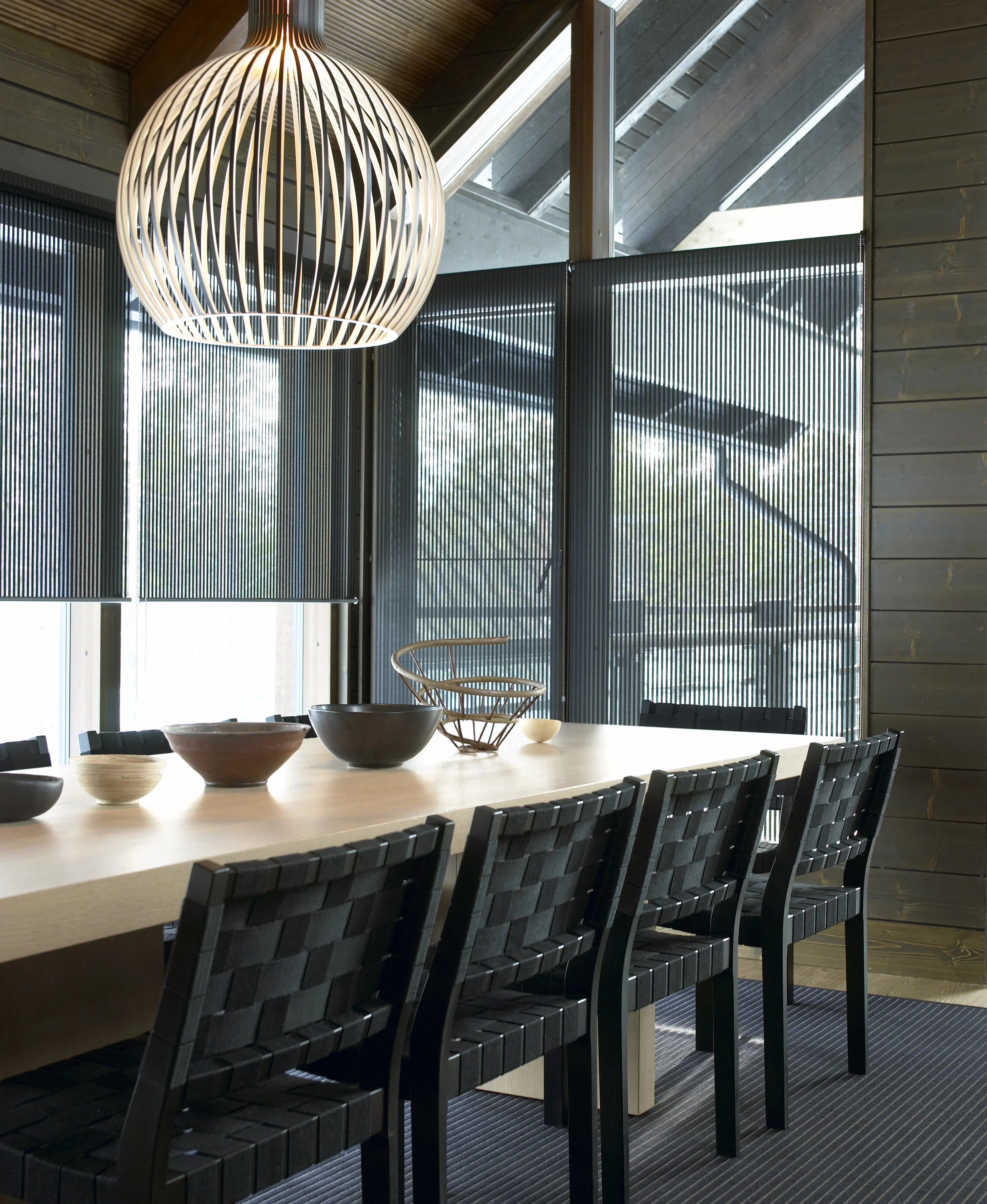 21399 Vista black roller blinds