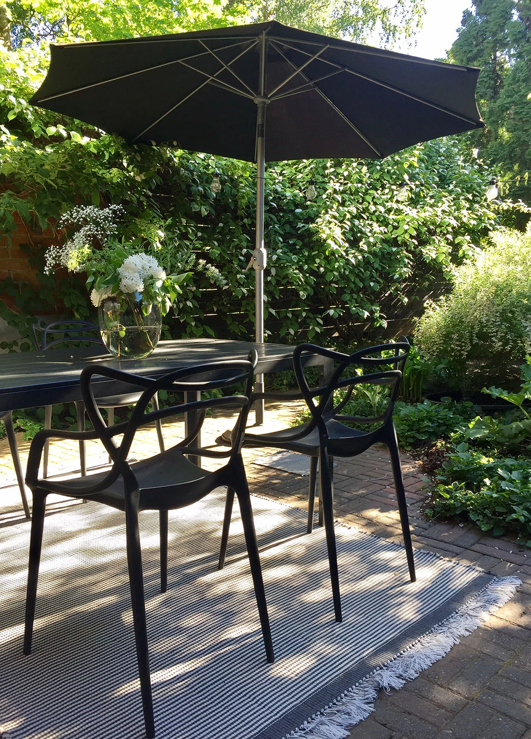 River 15504030 graphite-pearl grey outdoor carpet, size 170x240 cm.