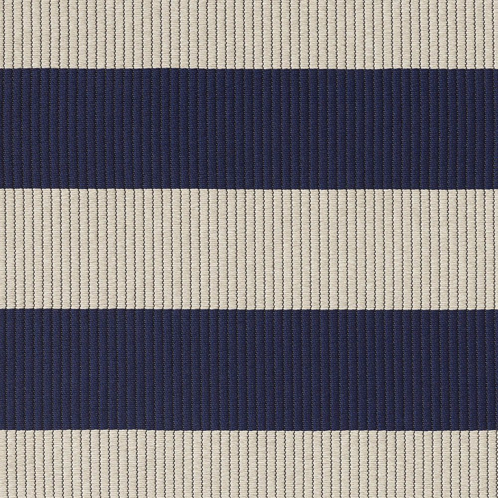 In/out carpet Big Stripe 15430405 col. navy blue-light sand