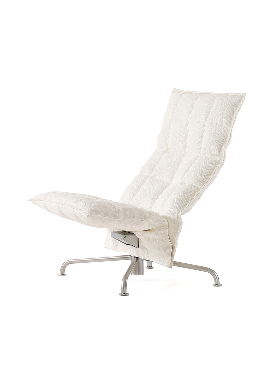 46027 Narrow swivel k Chair with star base, upholstered Sand white, 2022