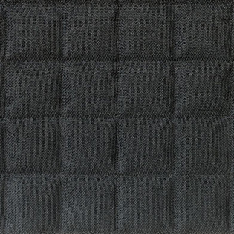 4750 Quilted bed headboard_Sand col. black_detail of padded grid
