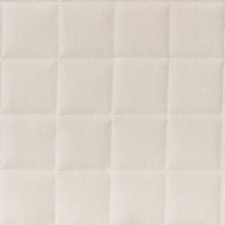 4750 Quilted bed headboard_Sand col. white_detail of padded grid