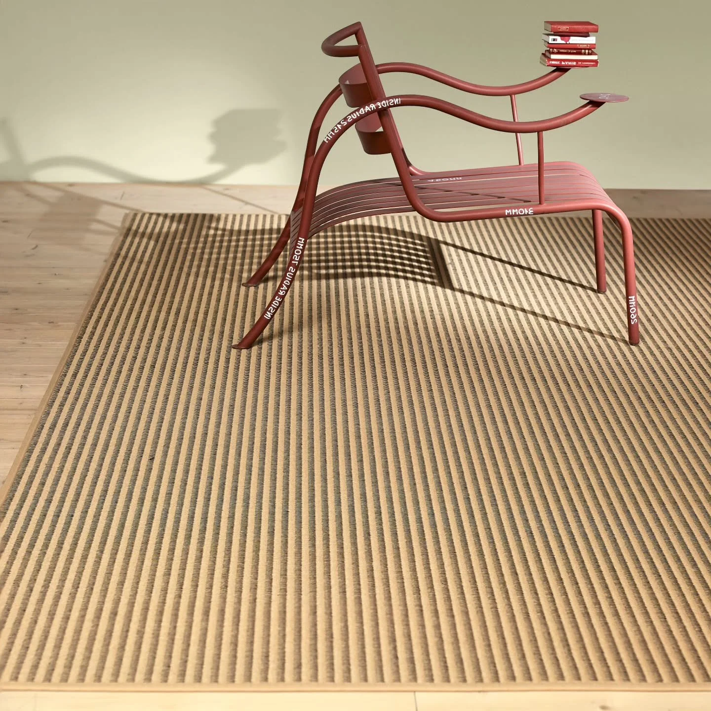 A classic will always feel new - always relevant, always in its time. The &ldquo;Railway&rdquo; paper yarn rug by Ritva Puotila is extraordinary in both texture and presence. 
.
#highqualityrugs #designerrugs #paperyarncarpet #woodnotes #ritvapuotila