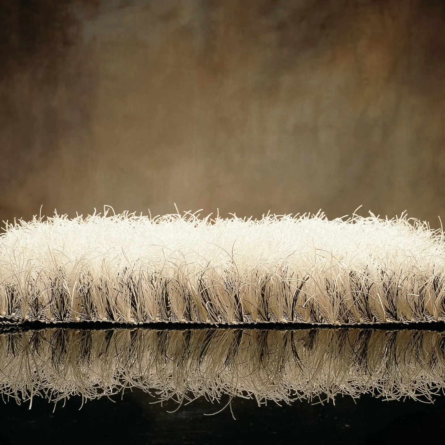 Our DNA is deeply - and quite uniquely - rooted in textile art. Ritva Puotila has worked extensively with natural fibres, creating pieces inspired by the rugged Finnish landscape. 
.
Ritva Puotila: "The Wolf's Bride", 1994.
.
#textileart #p