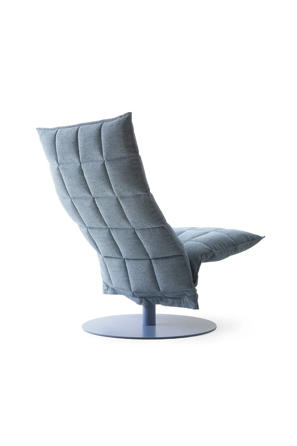 TAIVAS / SKY_46007 Narrow Swivel k chair_matt-blue plate base_fabric Ateljé 855