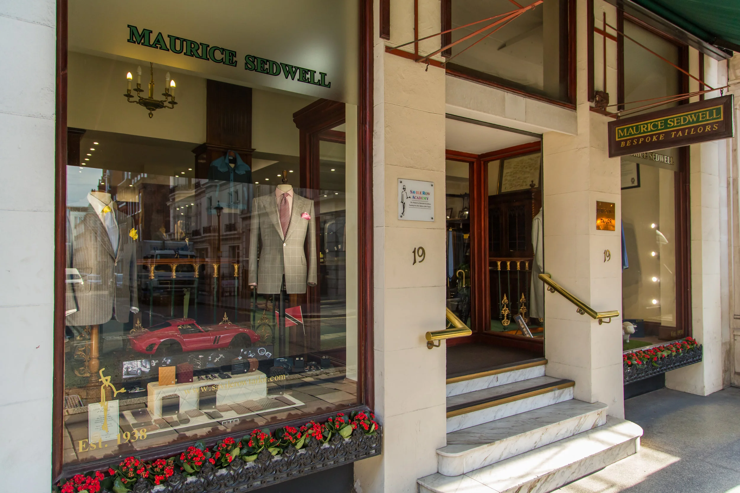 The Maurice Sedwell store on Savile Row.