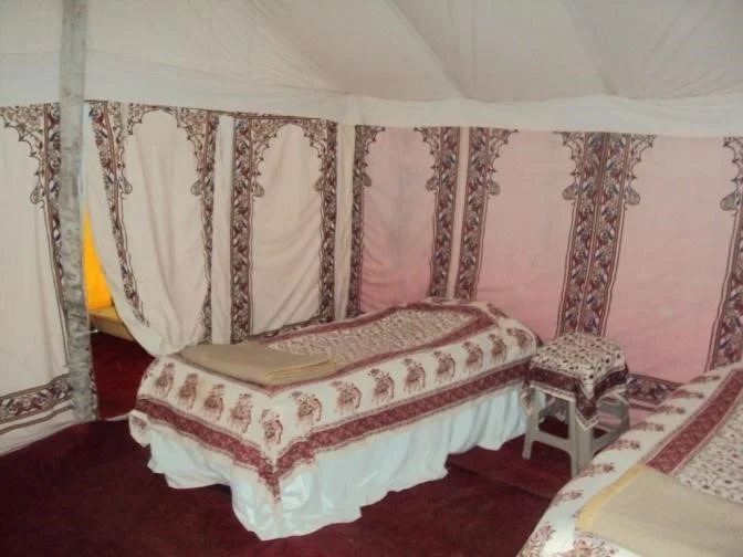 I feel like Lawrence of Arabia in this desert tent