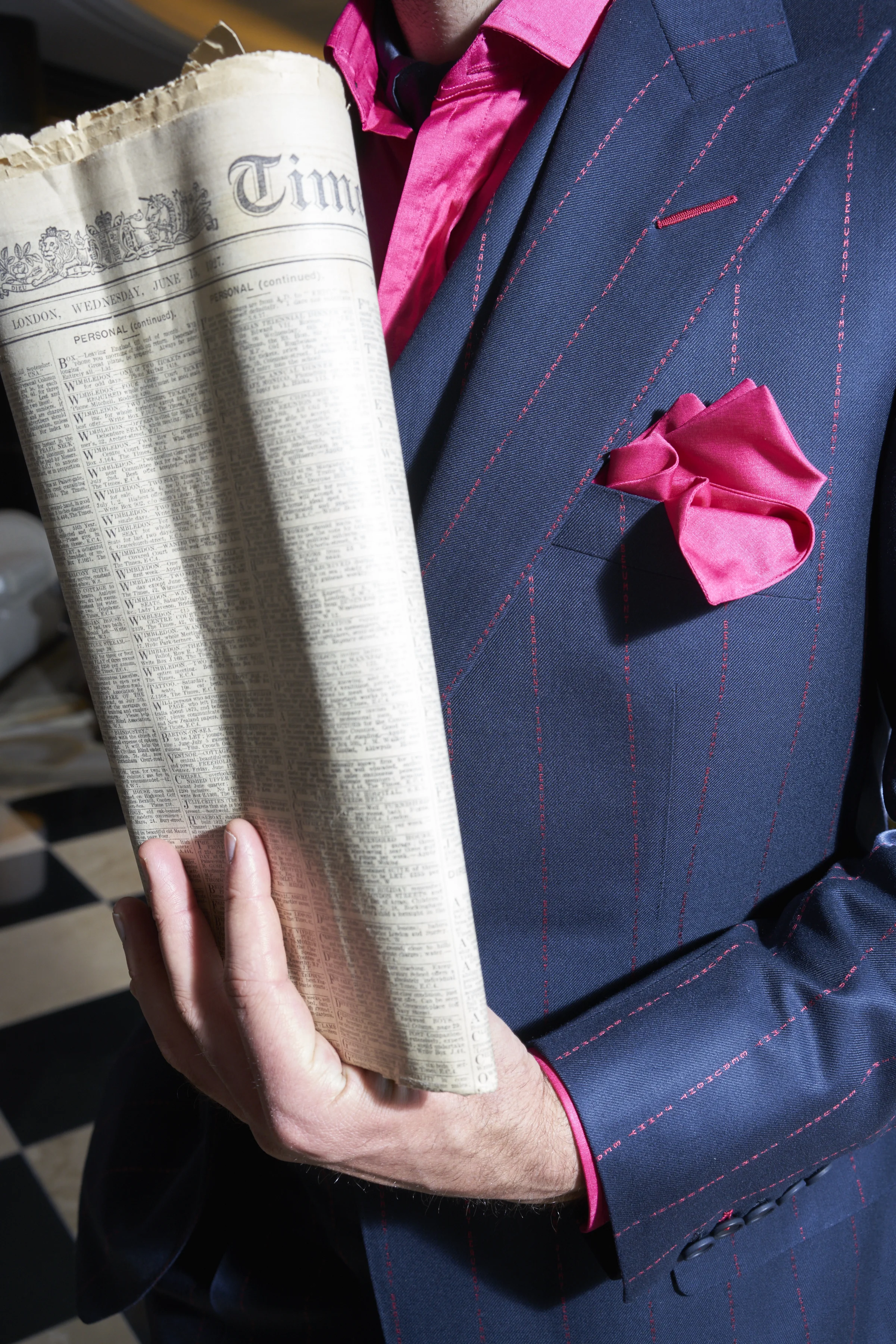 Jimmy Beaumont in Maurice Sedwell’s Signature Style with Delta Lapel