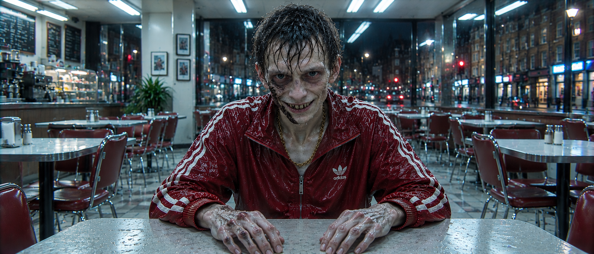 Wet Zombie in a Neon Diner.png
