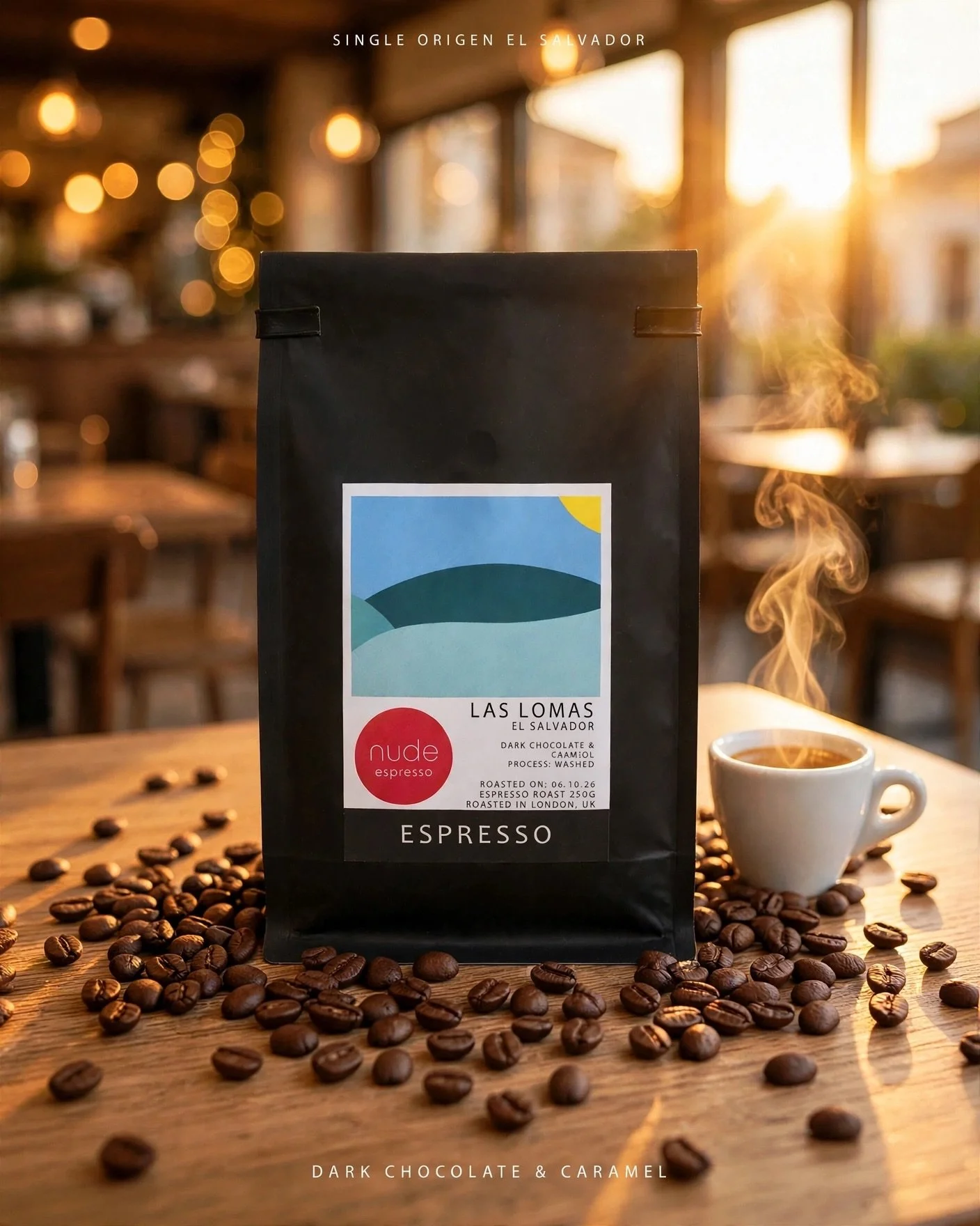 DARK CHOCOLATE 🍫 + CARAMEL = 

Your new morning ritual.☕️
 
Single Origin: El Salvador, Santa Ana.

Family: Alvarez, 4th generation farmers.

Taste: Straight up dessert in a cup.

18g | 30sec | 40g

Link 🔗 below 👇 get yours now.🫘 🛒