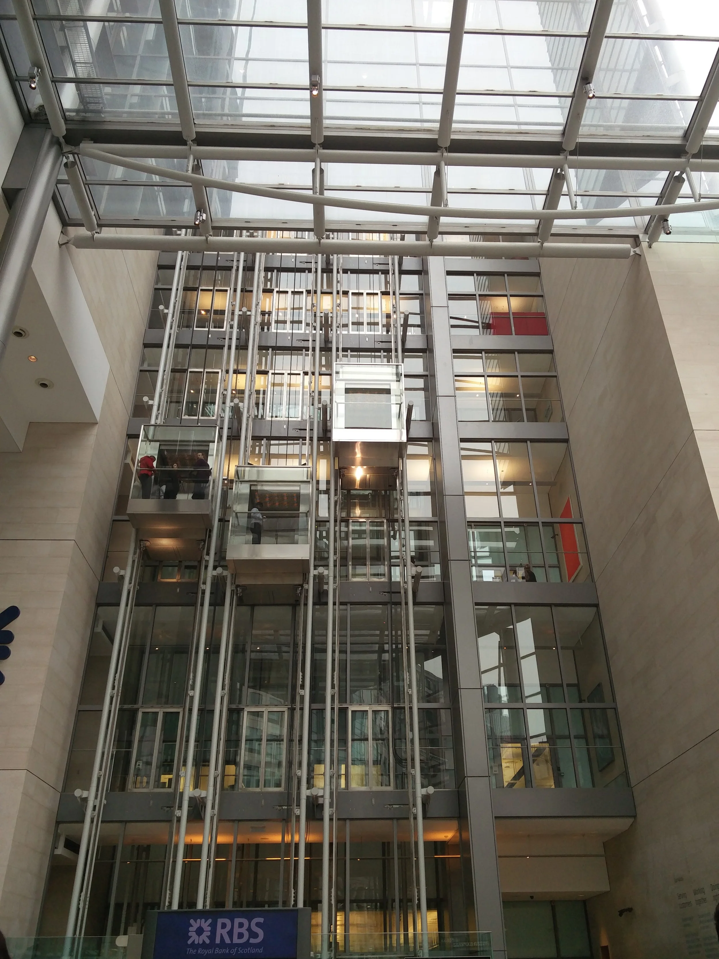 Loved the entrance to the RBS building.