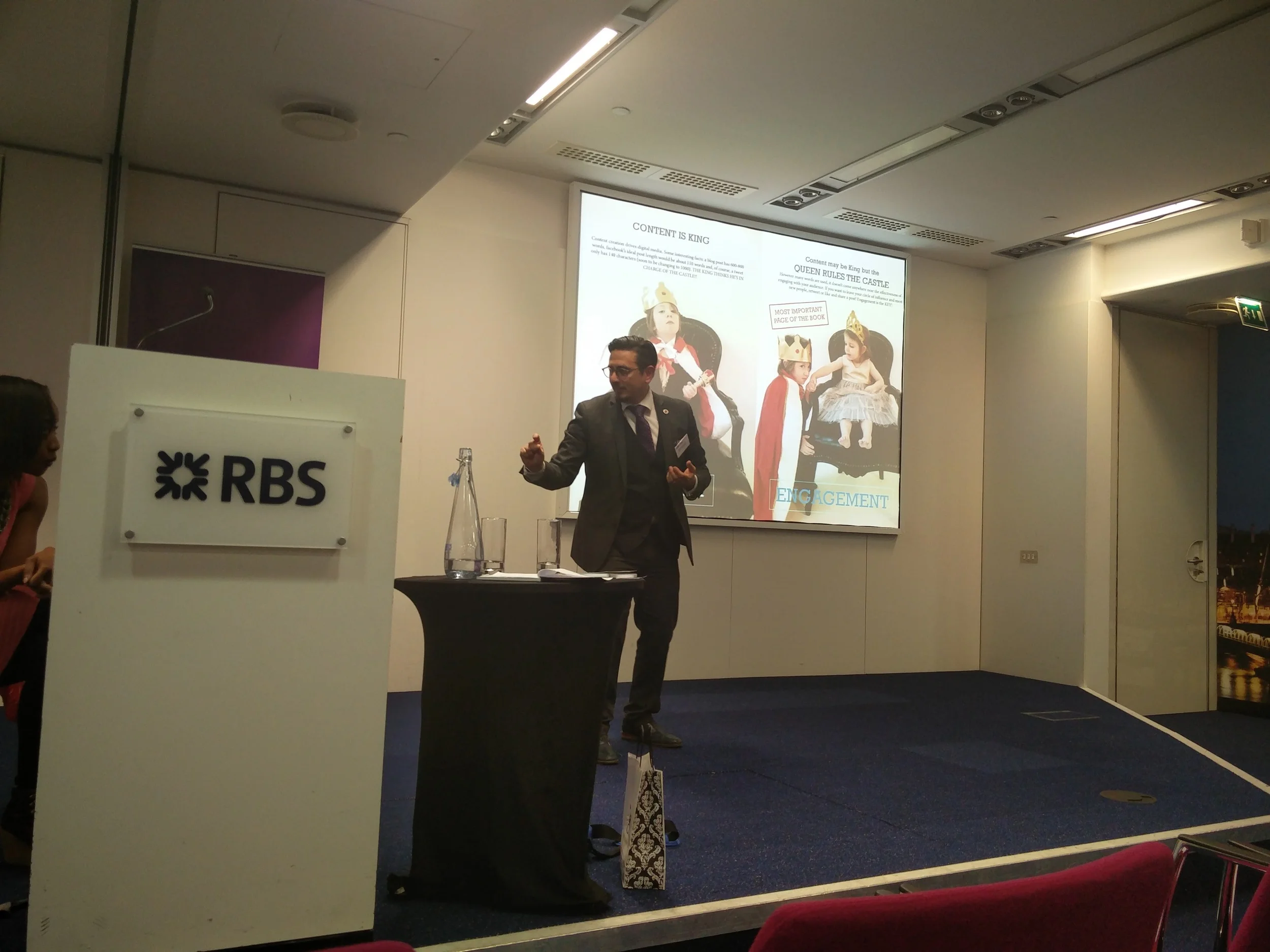 Garry Kousoulou was an amazingly energetic speaker, top marks ;)