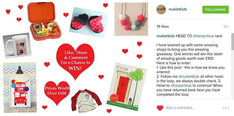 MukletKids Linky Giveaway instagram DianaVonR