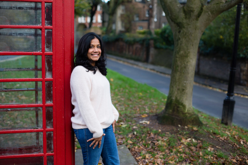 Rajni - mums in the wood - Diana von R Social Photographer Hampstead London NW3