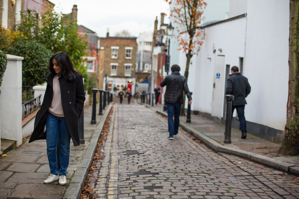 Rajni - mums in the wood - Diana von R Social Photographer Hampstead London NW3