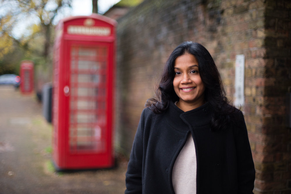 Rajni - mums in the wood - Diana von R Social Photographer Hampstead London NW3