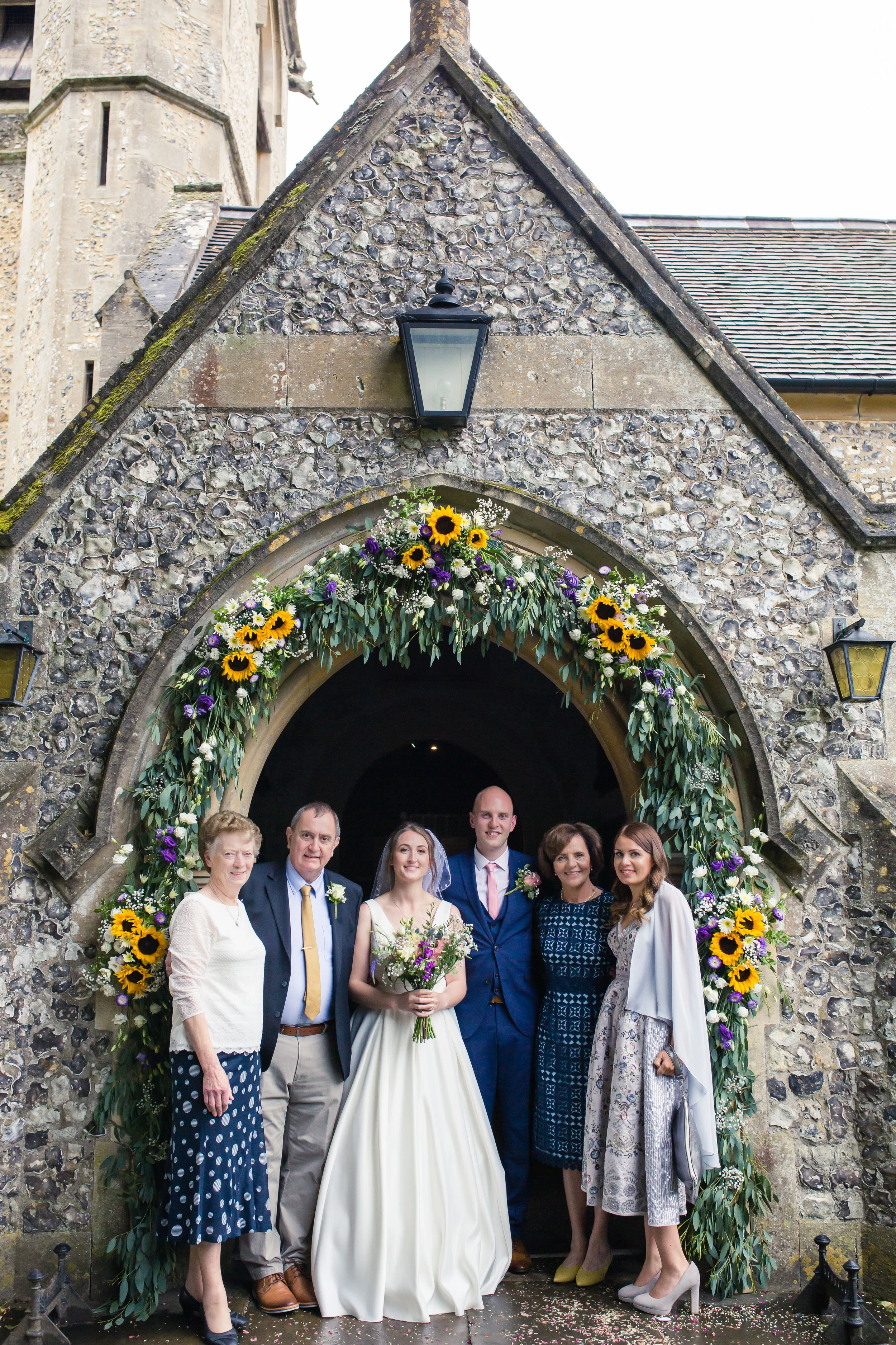 family photo chenies st Michael church wedding diana von r London photographer