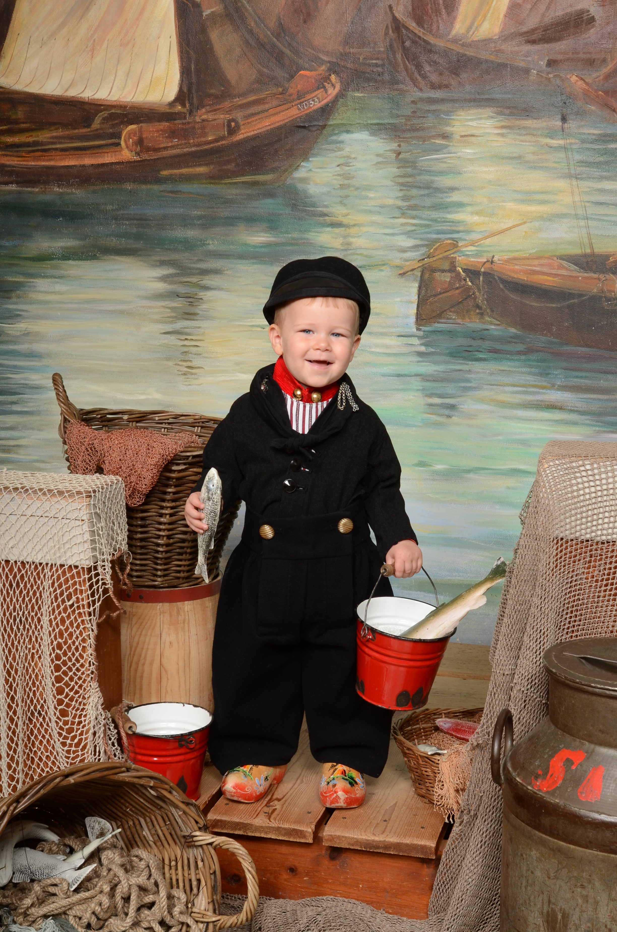 Boy in Volendam costume