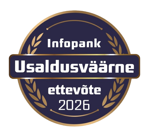 Usaldusväärne ettevõte 2026 badge
