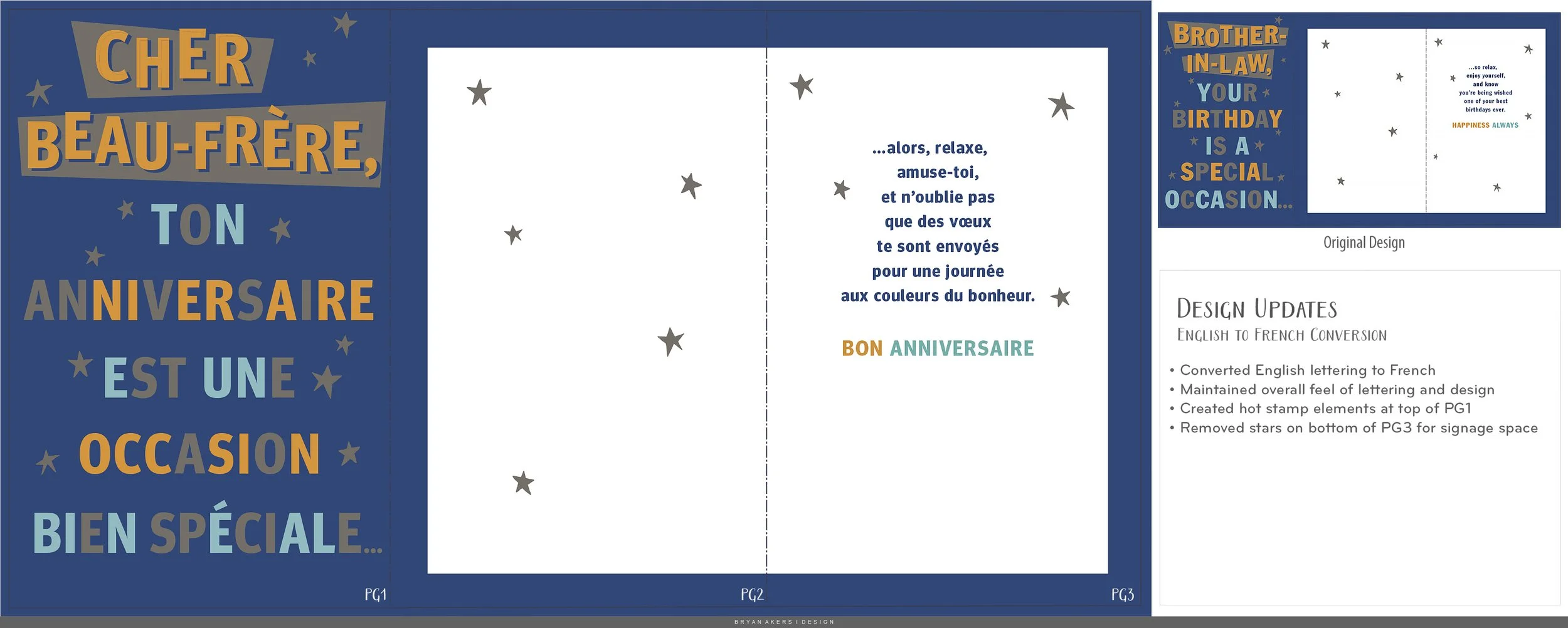 American Greetings English to French Conversion