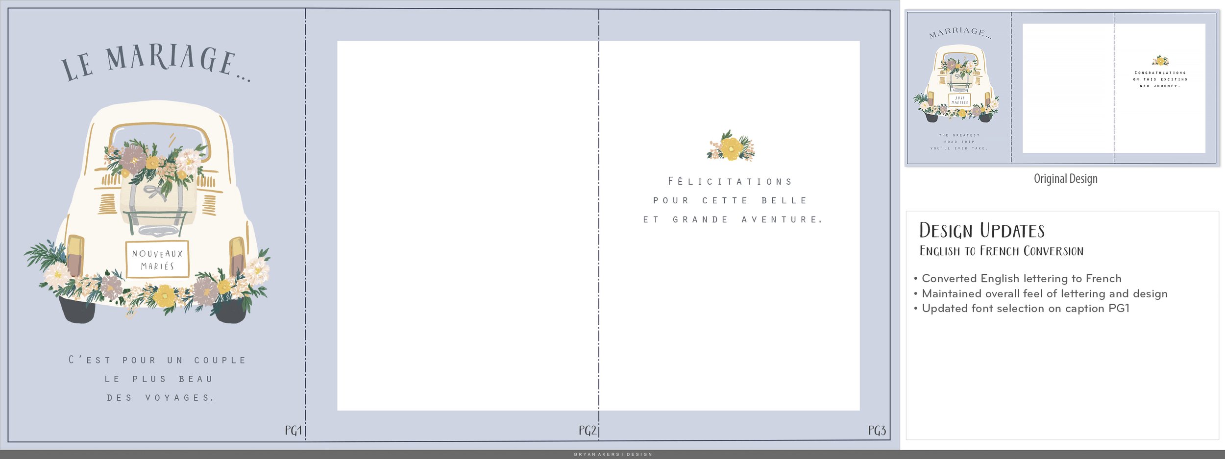 American Greetings English to French Conversion