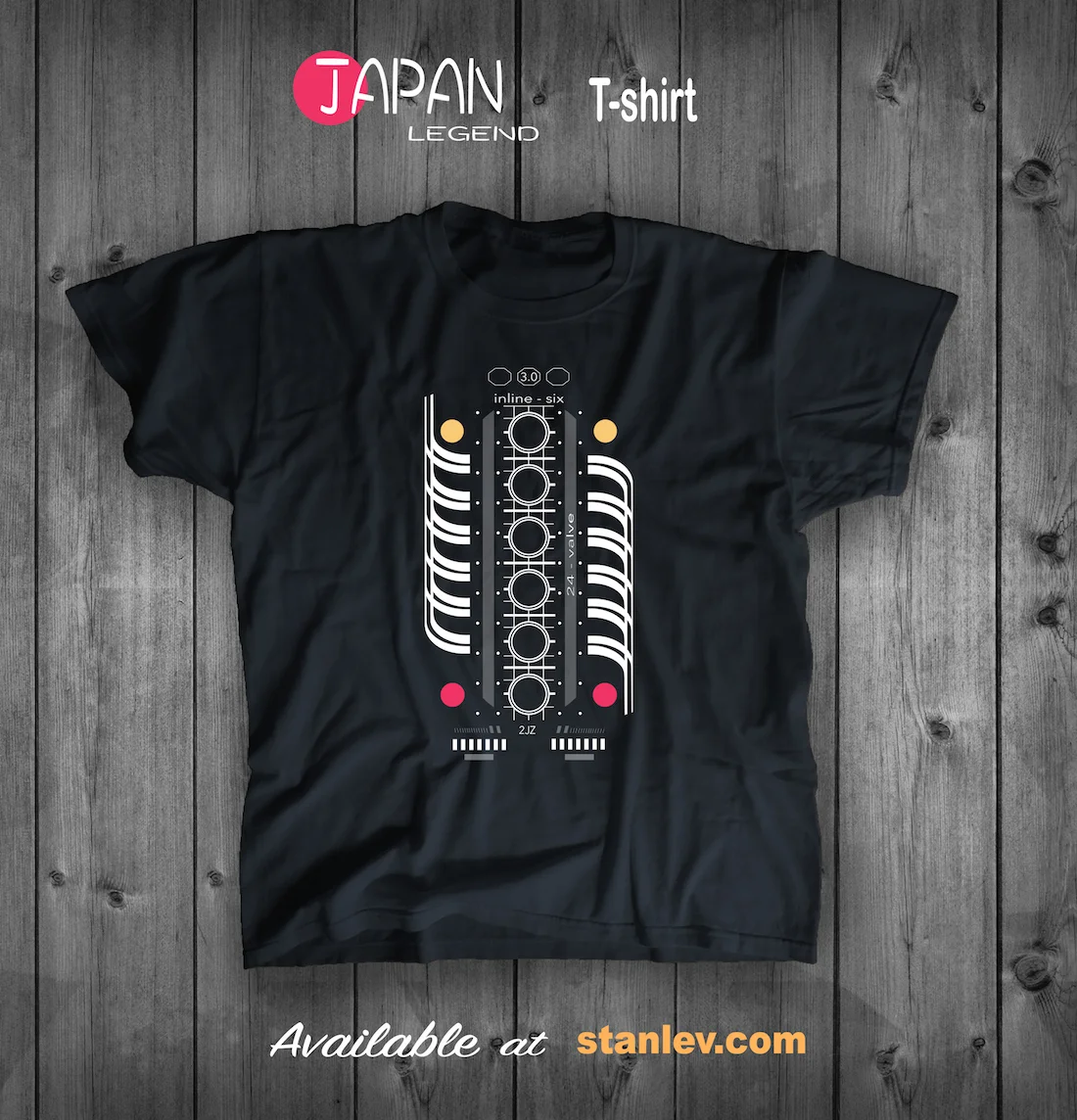 JAPAN LEGEND ENGINE - black