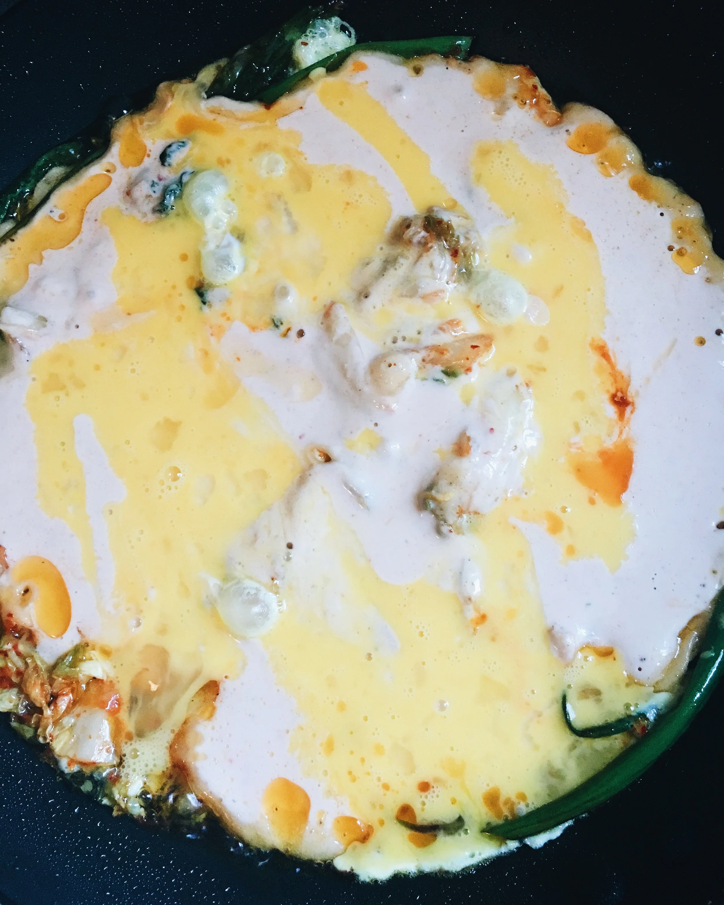Korean kimchi pancake