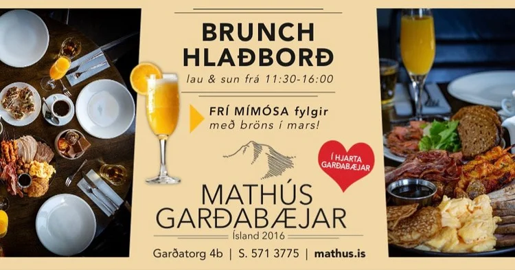 Brunch hlaðborð — Mathús Garðabæjar