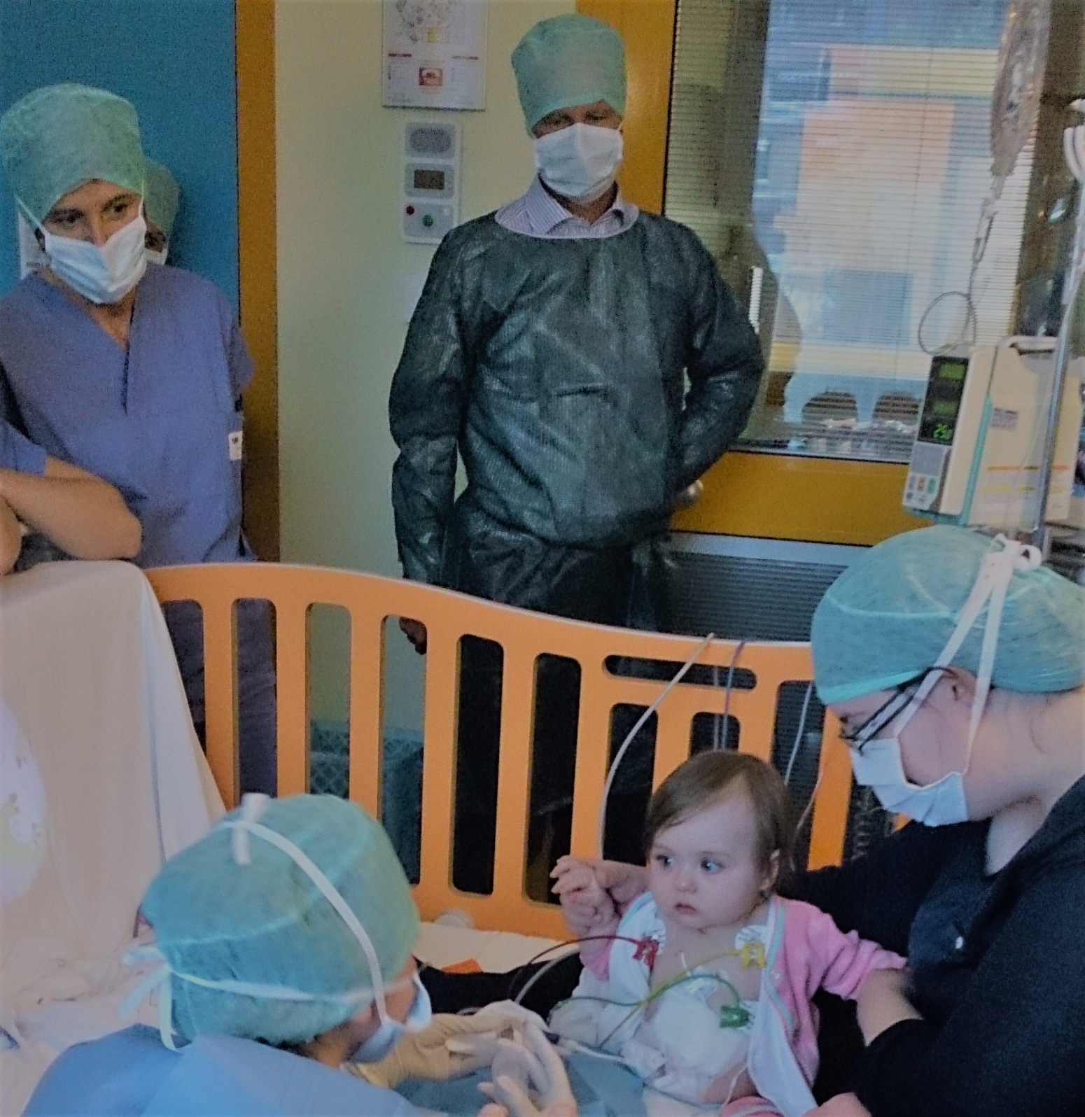 PATIENT WITH the rare immune disorder, aDA SCID, during her gene therapy treatment