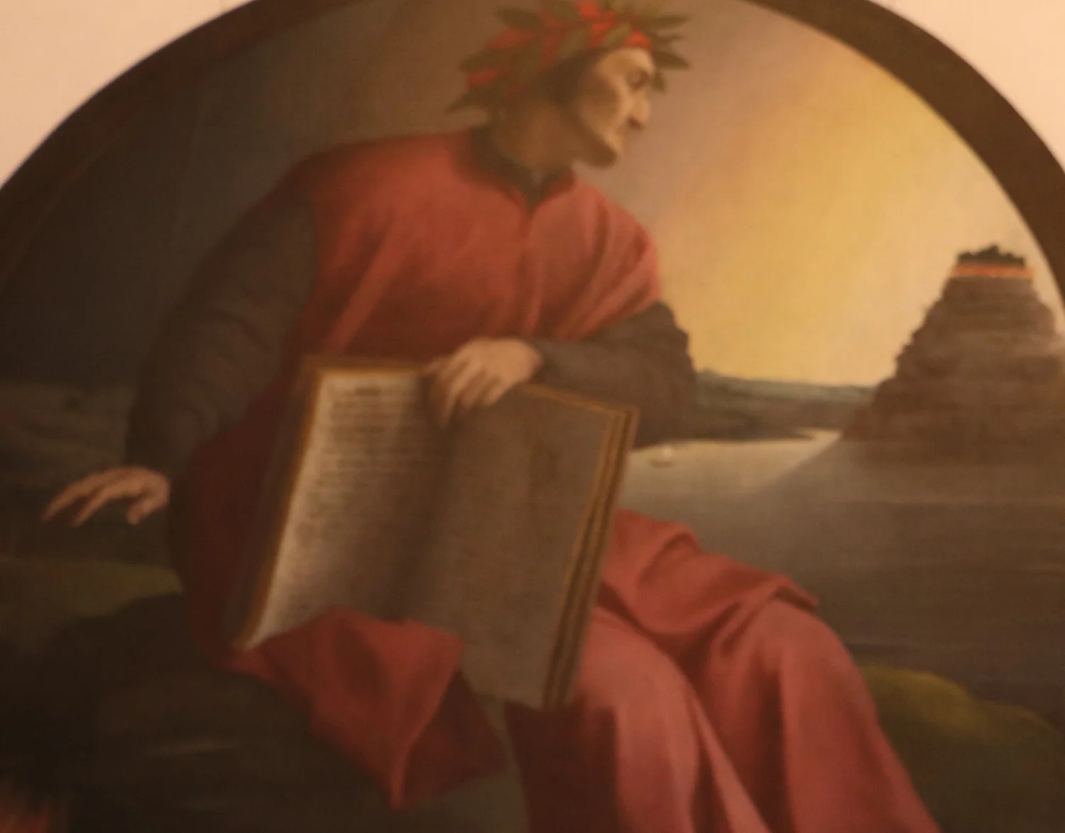 Portrait of Dante in Ufizzi Gallery, Florence
