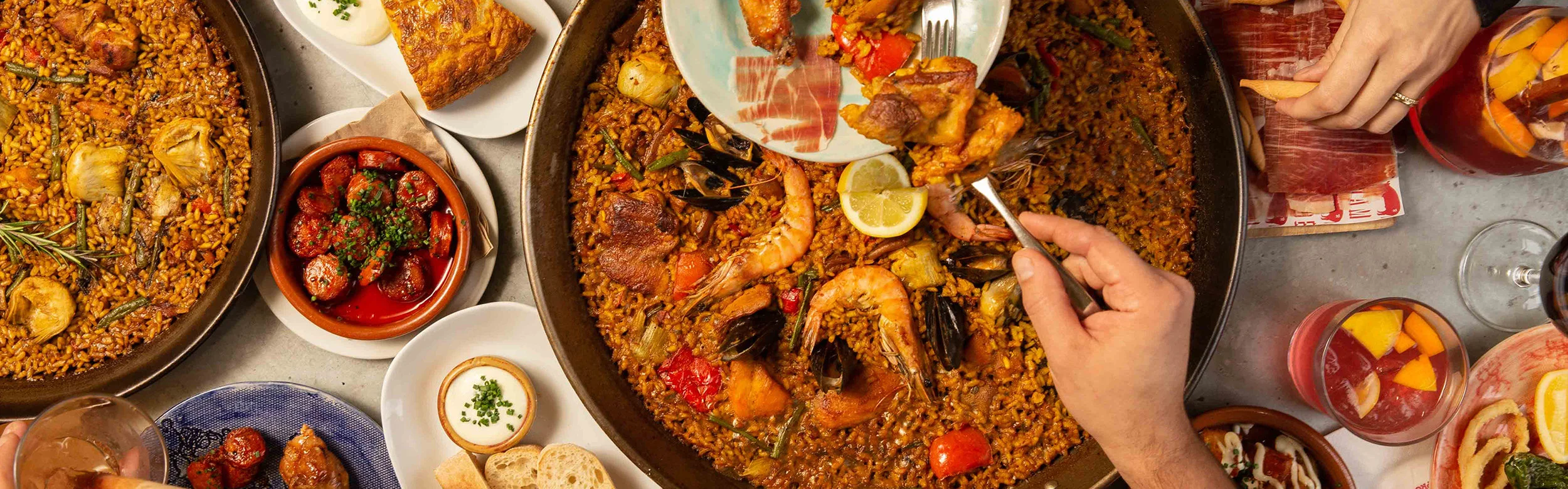 Tapas Revolution Menus Nibbles Tapas Desserts Drinks Set