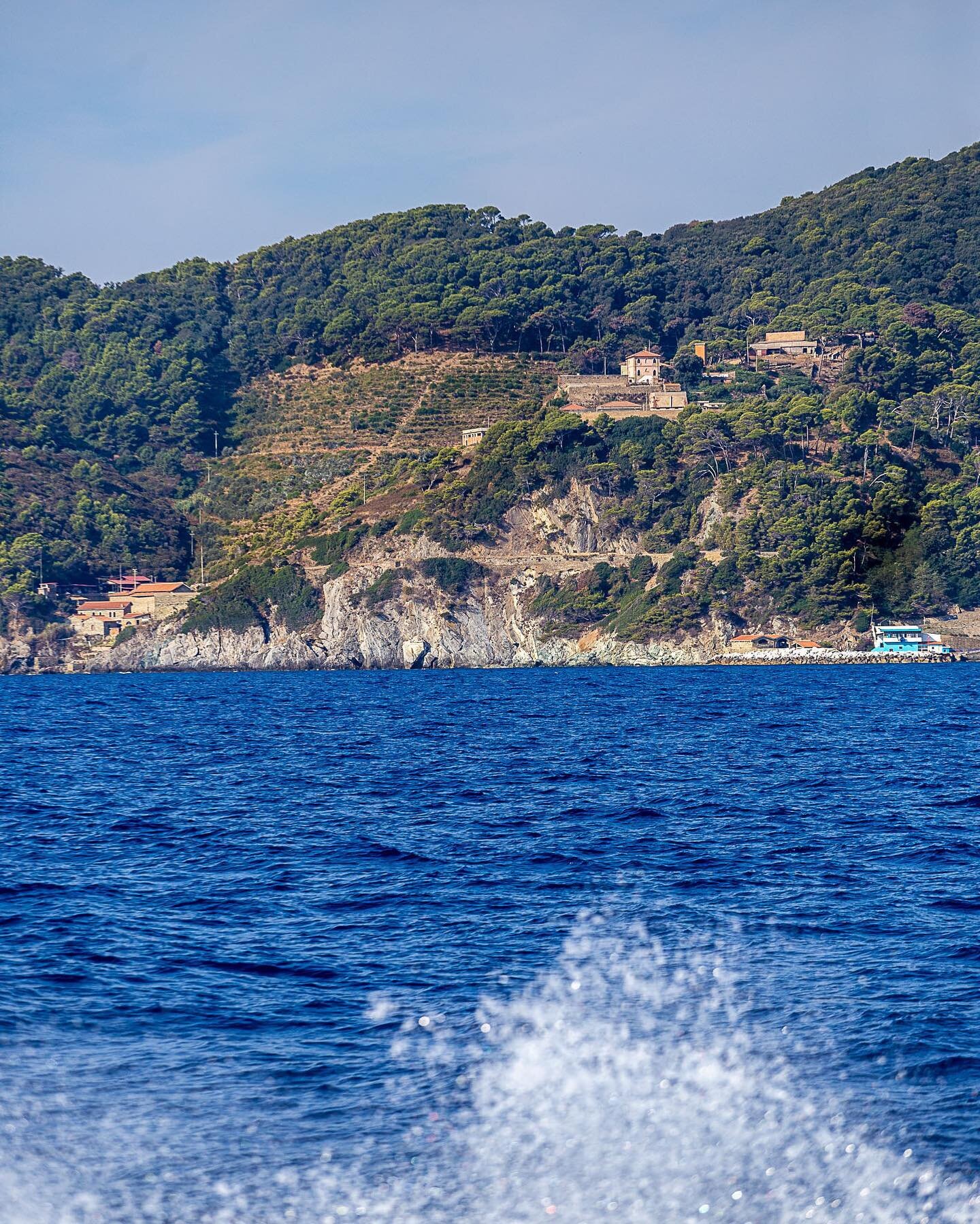 This is Gorgona. A prison island in the Tuscan archipelago where the inmates make a tasty kind of prison wine in collaboration with @frescobaldivini, while serving their last years of long sentences for serious crimes. It is a beautiful place and a h