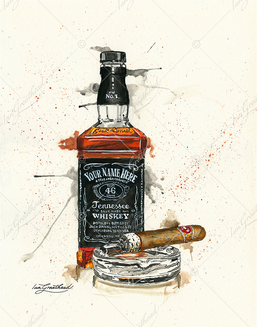 Jack Daniels table  Pyrography on Behance