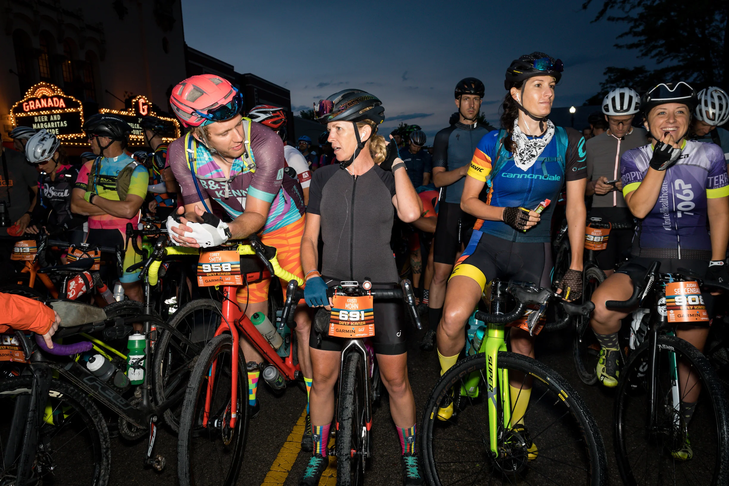 Photo by Chris Nichols. On the start line, hopeful and excited for the challenge ahead. 