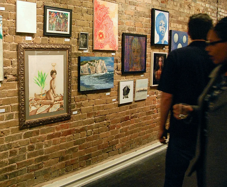 The Carrack Modern Art: Community Exhibition in Durham, NC. Josh Sessoms Artist. Art Gallery Opening, First Friday.