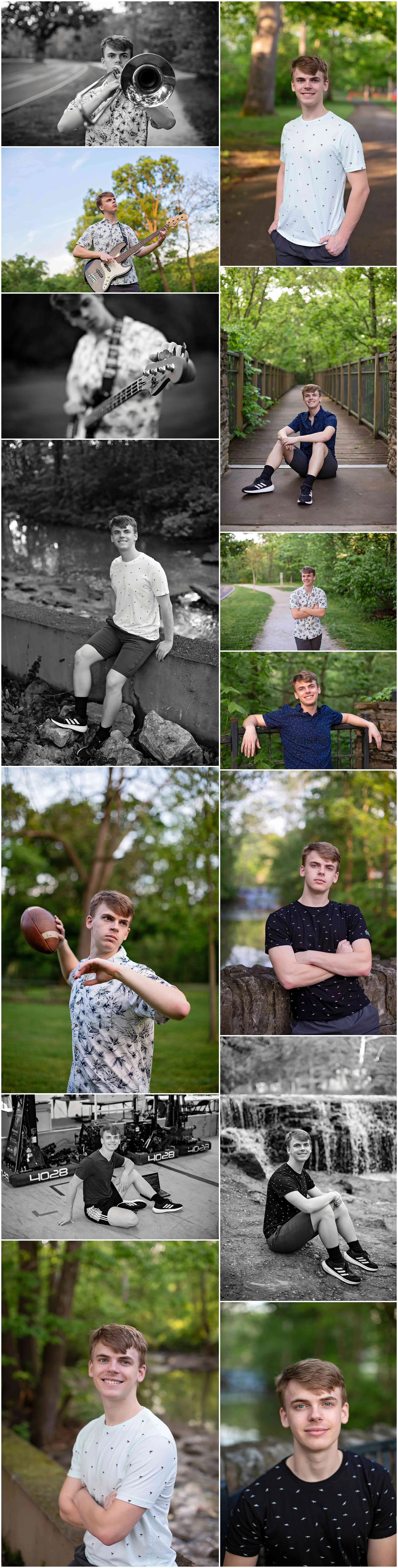 Multi-talented Senior Guy Session ~ Cincinnati Senior Session