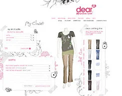 Screenshot of dearbyamanda.com