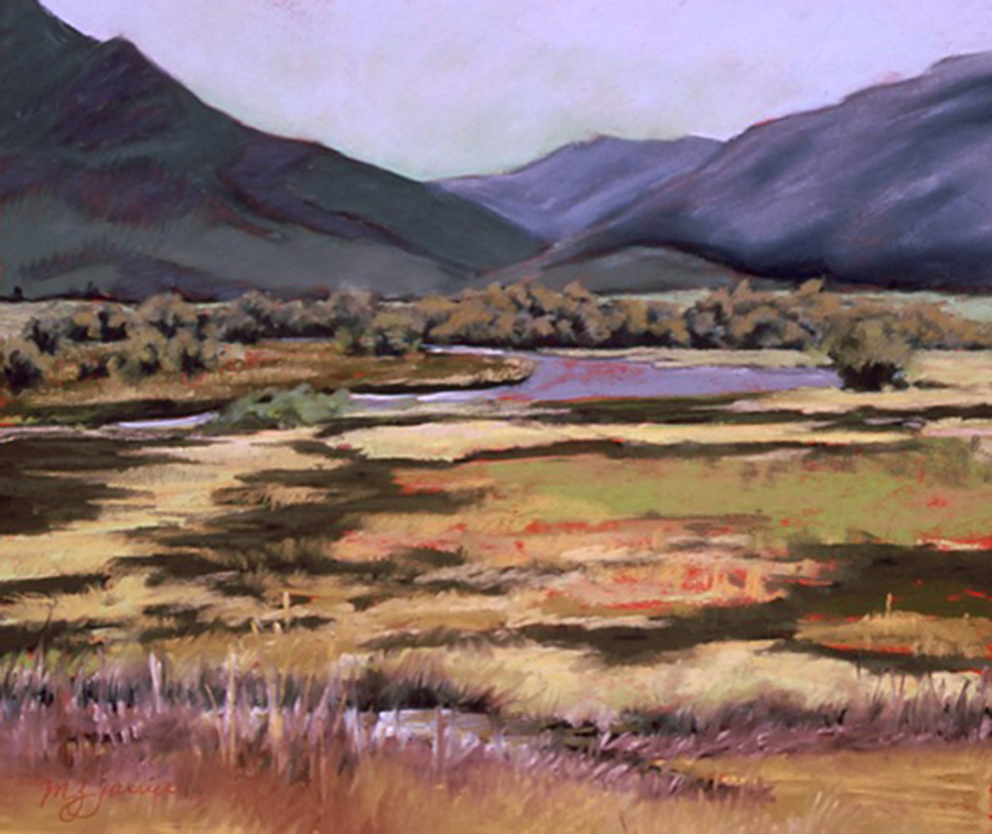 Teton Wetlands Pastel Private Collection