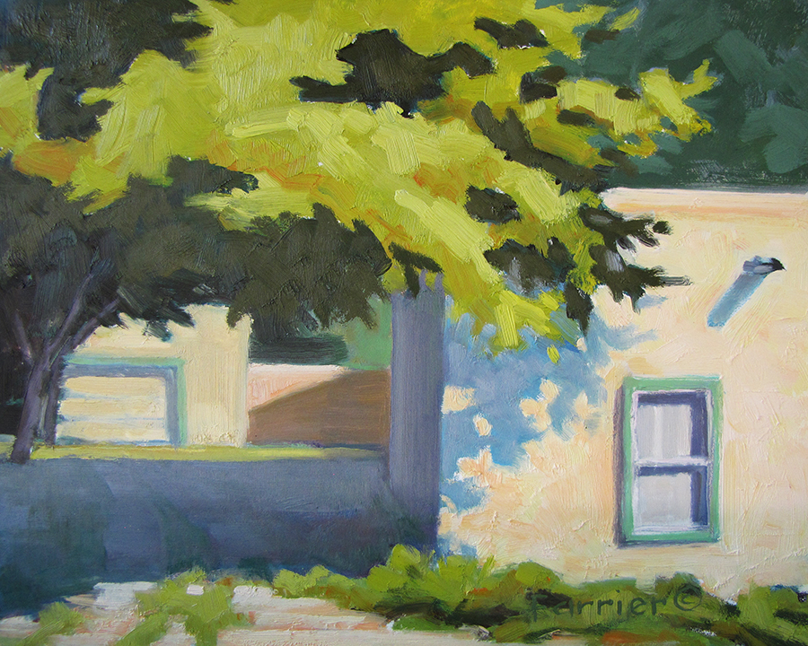 'Looking toward Shade' Oil. 8x10. InArt Gallery.