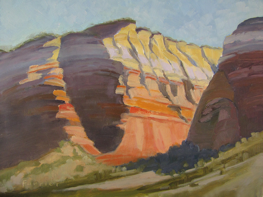 'Morning Light' Oil. 9x12. InArt Gallery.