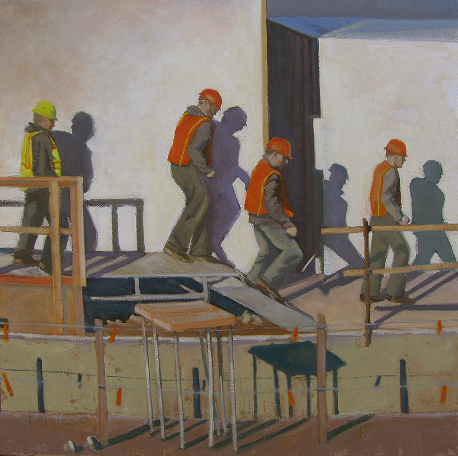 All in a Day's Work Oil / Canvas