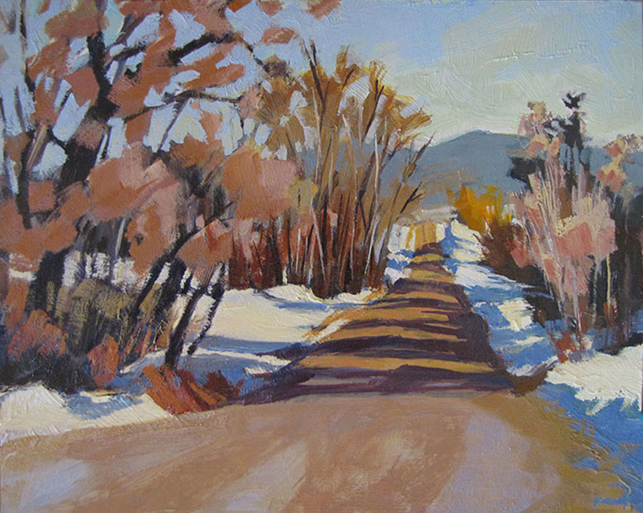 Looking to Spring Light Oil Private Collection